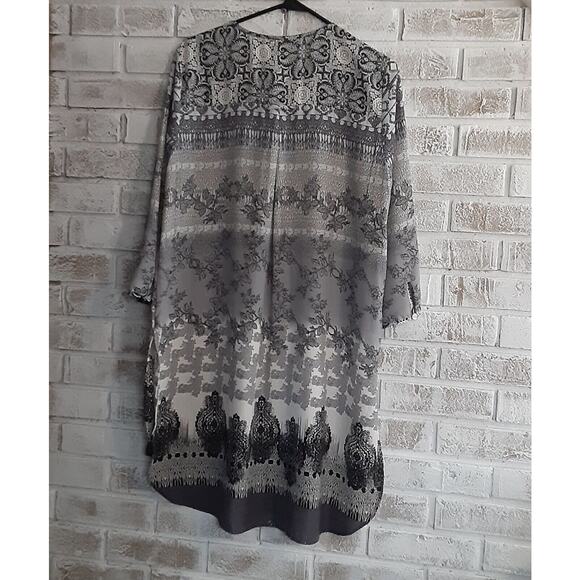 Fig & Flower Anthropologie Tunic Sz L Hi/low Lightweight - Picture 11 of 12